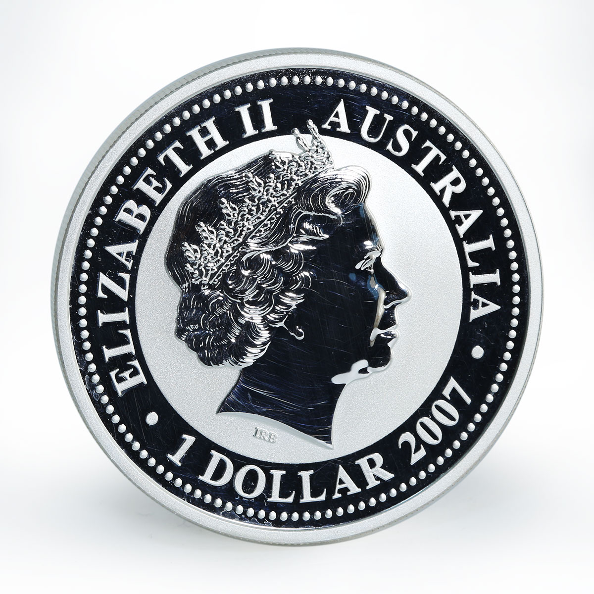 Australia 1 dollar Year of the Ox Lunar Calendar Series I silver coin 2007