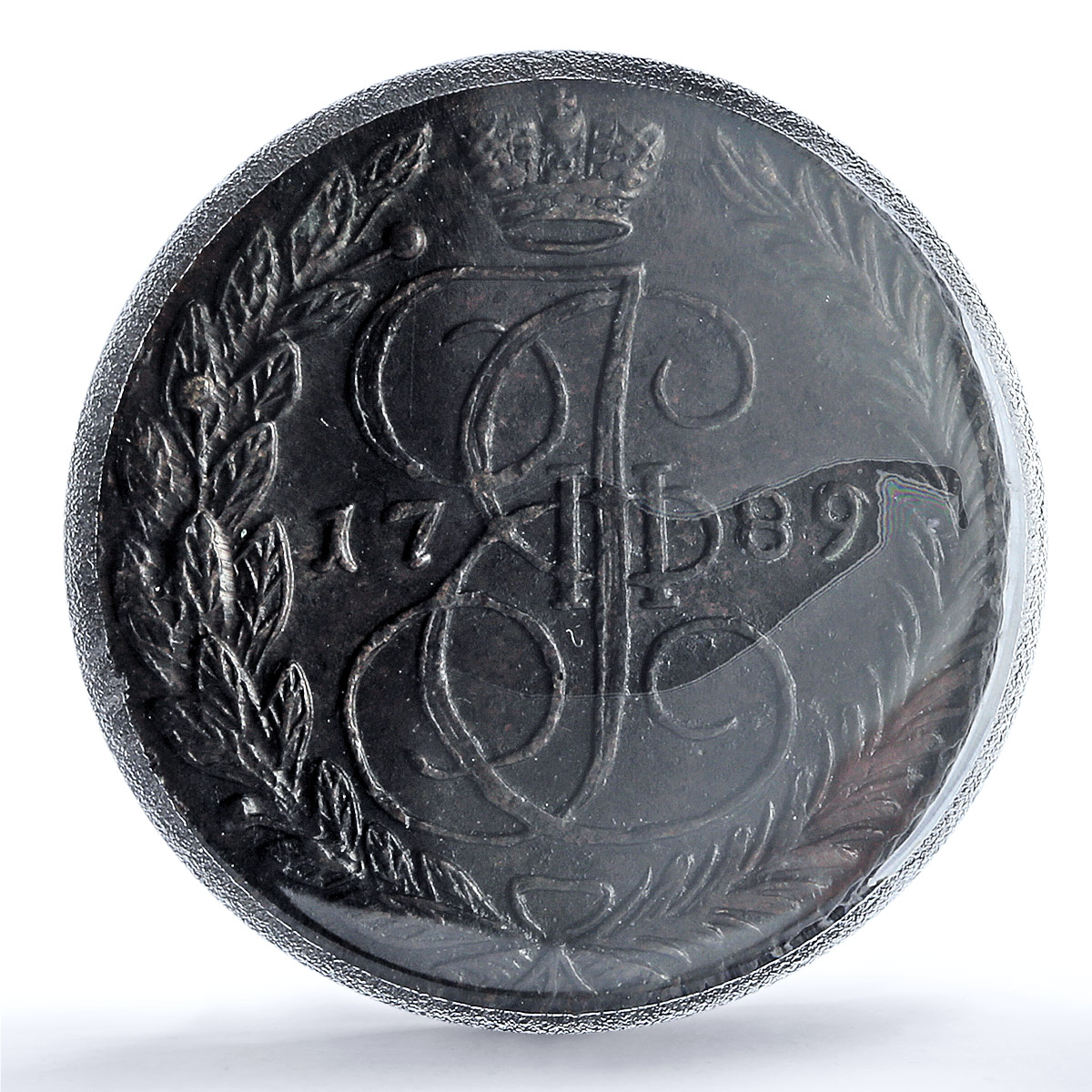 Russia Empire 5 kopecks Ekaterina II Coinage Bit-643 UNC PCGS copper coin 1789 Russia Empire 5 kopecks Ekaterina II Coinage Bit-643 UNC PCGS copper coin 1789