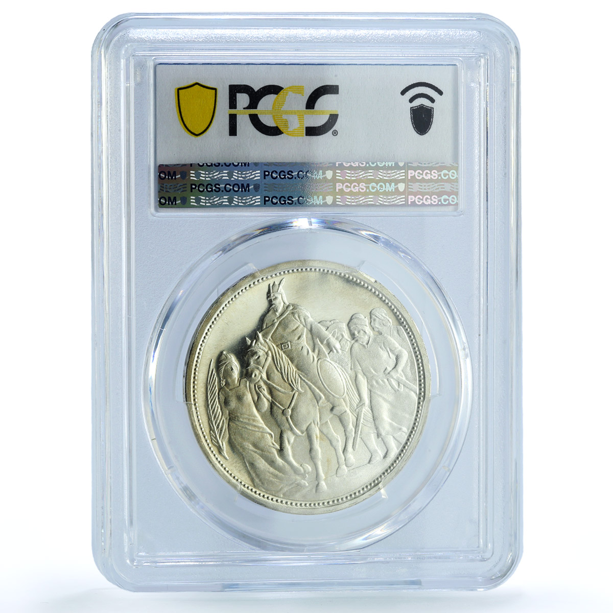 Hungary 5 korona Franz Joseph I Horseman RESTRIKE PR66 PCGS silver coin 1896 Hungary 5 korona Franz Joseph I Horseman RESTRIKE PR66 PCGS silver coin 1896