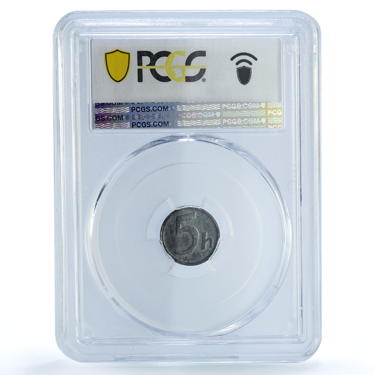 Slovakia 5 halierov Regular Coinage Coat of Arms KM-8 MS64 PCGS zinc coin 1942 Slovakia 5 halierov Regular Coinage Coat of Arms KM-8 MS64 PCGS zinc coin 1942