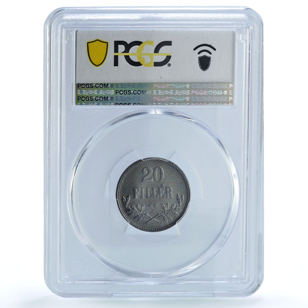 Hungary 20 filler Charles IV RESTRIKE PROOF Variety KM-498 PR66 PCGS coin 1918 Hungary 20 filler Charles IV RESTRIKE PROOF Variety KM-498 PR66 PCGS coin 1918