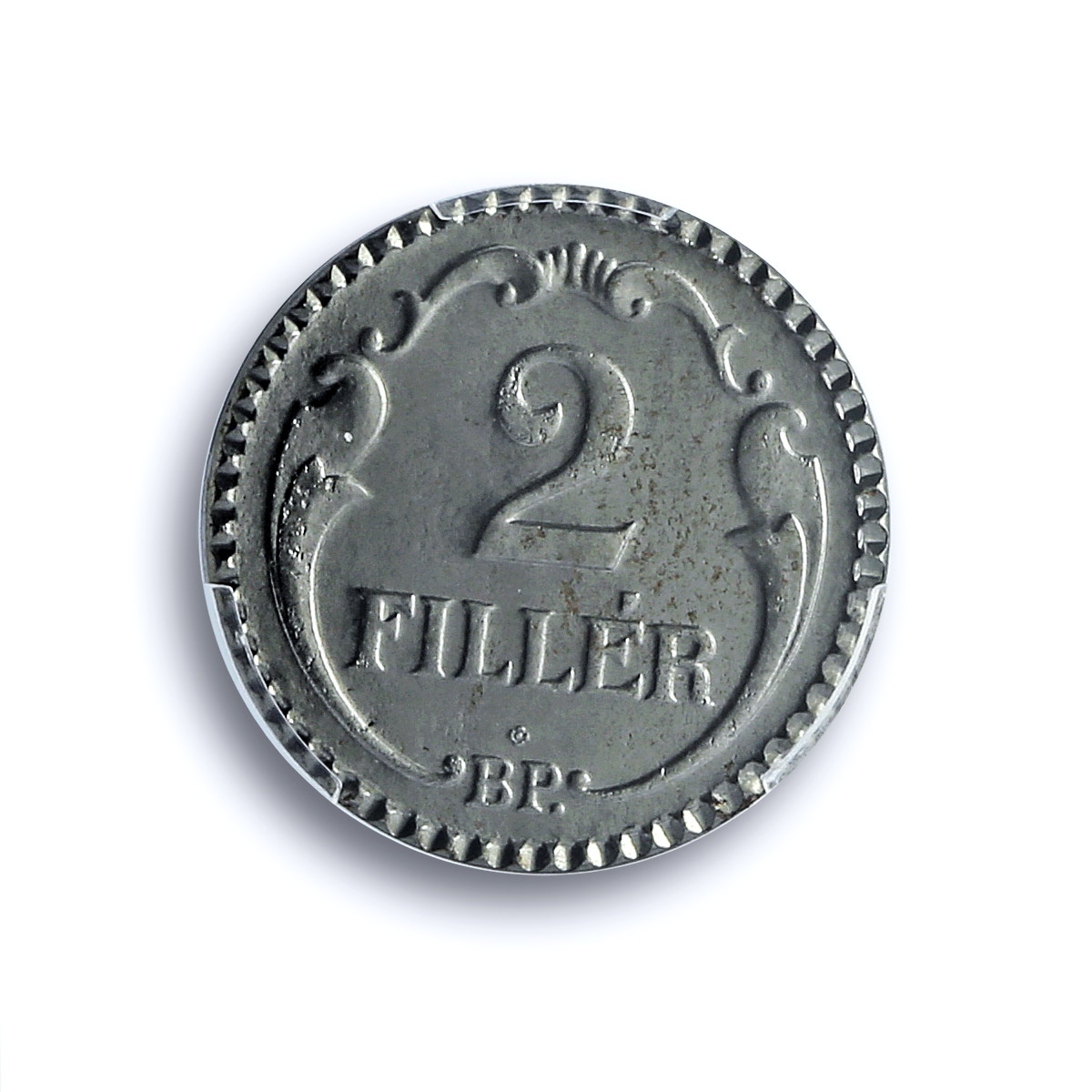 Hungary 2 filler Miklos Horthy RESTRIKE PROOF Variety KM-518 PR66 PCGS coin 1942 Hungary 2 filler Miklos Horthy RESTRIKE PROOF Variety KM-518 PR66 PCGS coin 1942