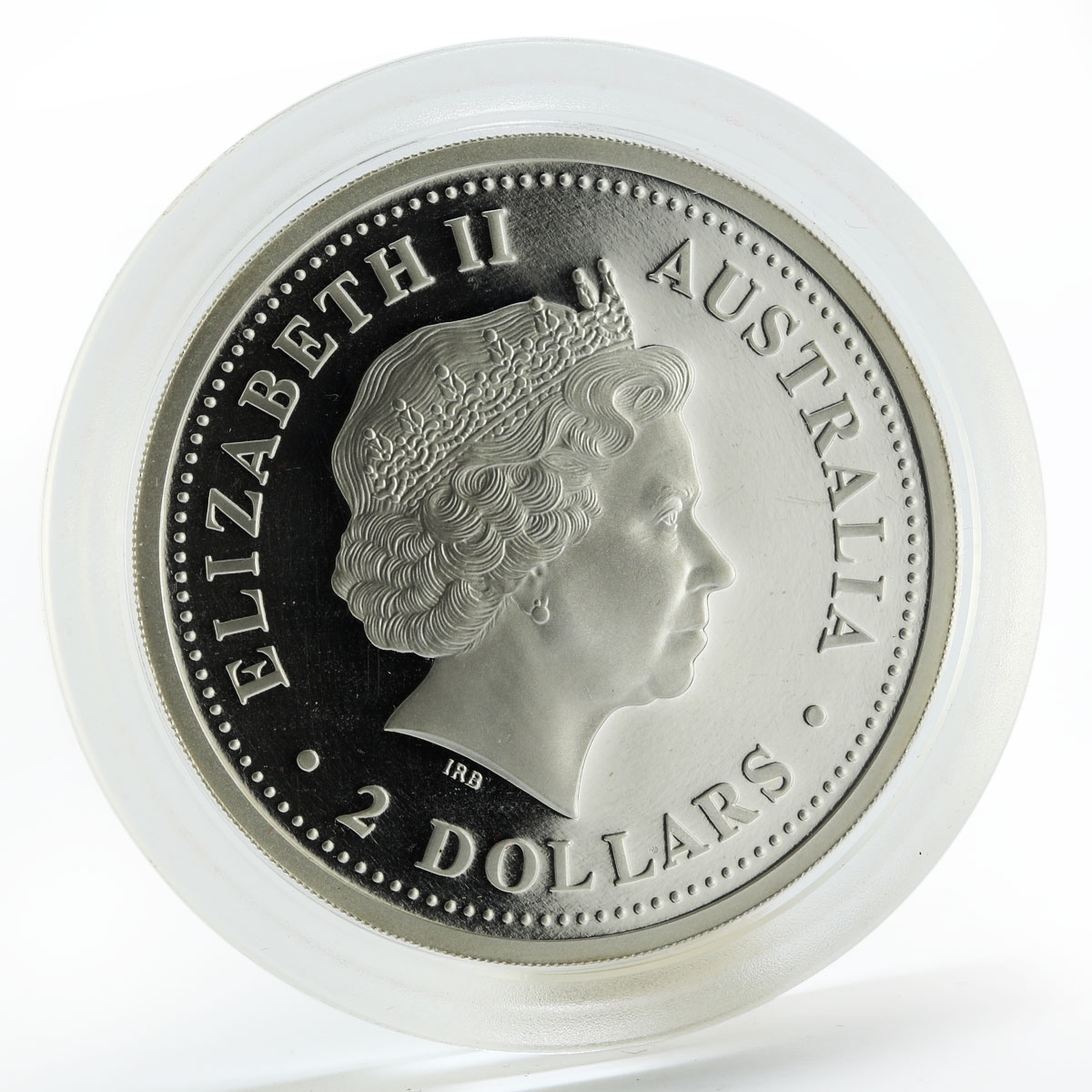 Australia 2 dollars Lunar Year Series I Year Dog silver proof coin 2006