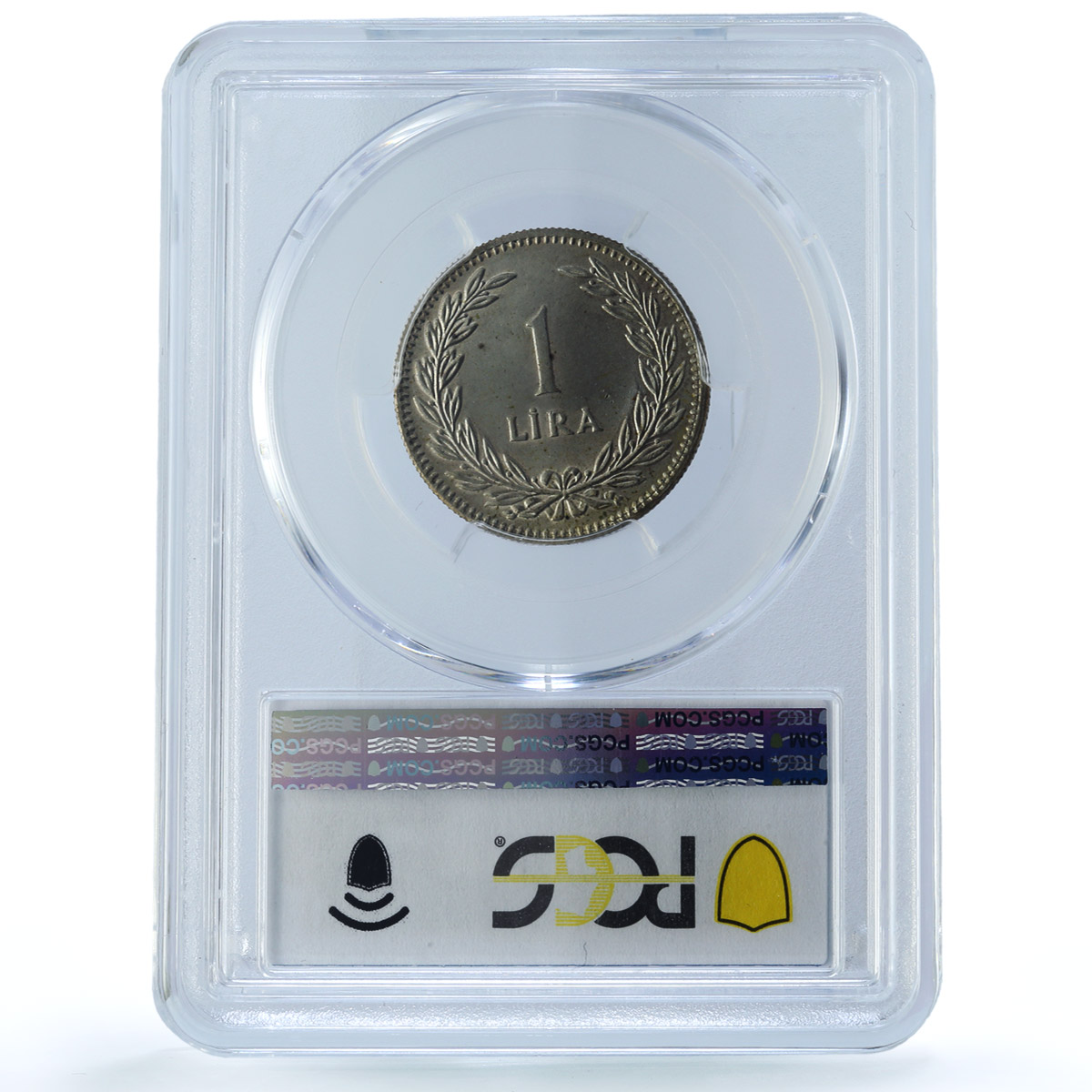 Turkey 1 lira Republic Coinage Crescent Star KM-883 MS64 PCGS silver coin 1947 Turkey 1 lira Republic Coinage Crescent Star KM-883 MS64 PCGS silver coin 1947