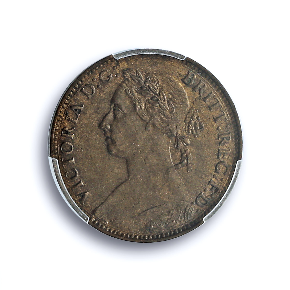 Great Britain 1 penny Regular Coinage Queen Victoria MS62 PCGS bronze coin 1887