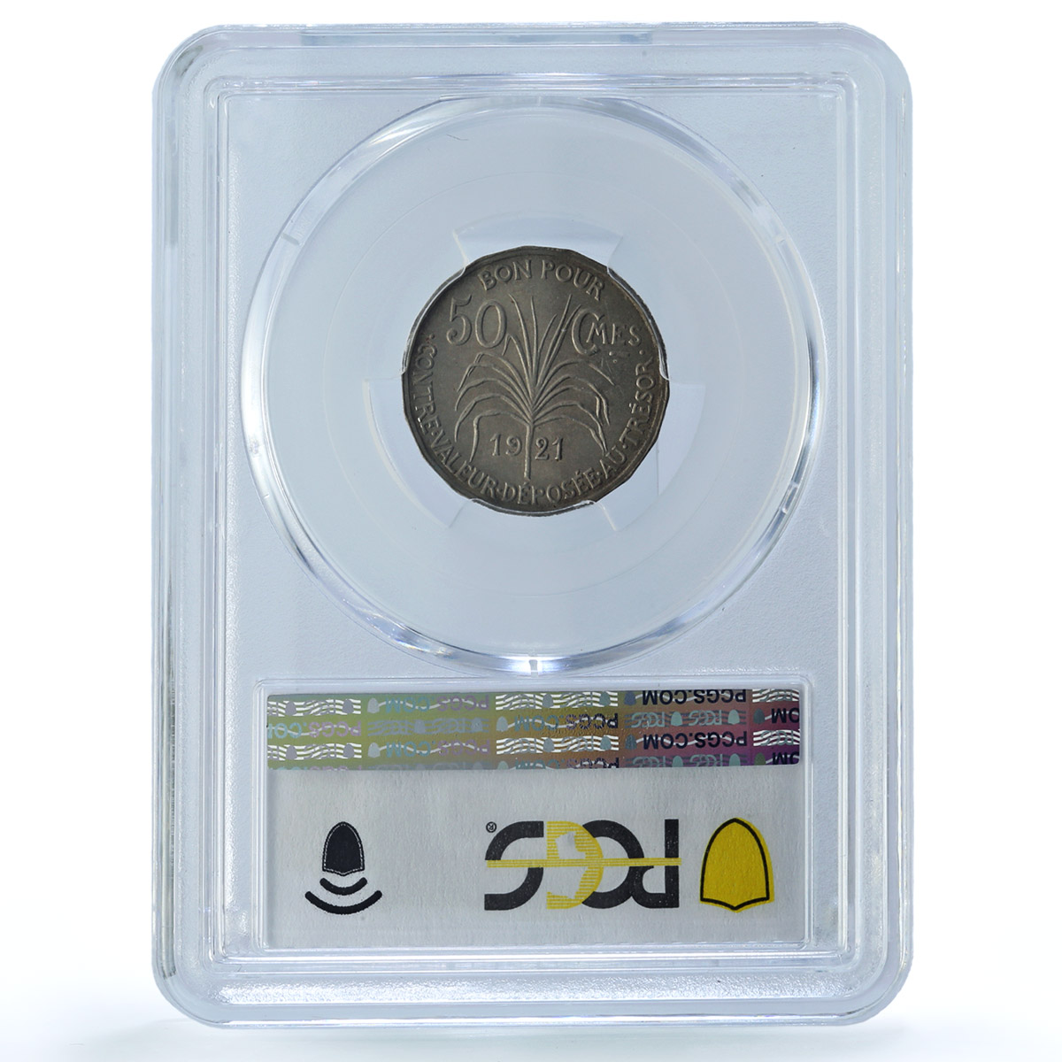 France Guadeloupe 50 centimes Colonial Coinage Arawak Man MS63 PCGS Ni coin 1921 France Guadeloupe 50 centimes Colonial Coinage Arawak Man MS63 PCGS Ni coin 1921