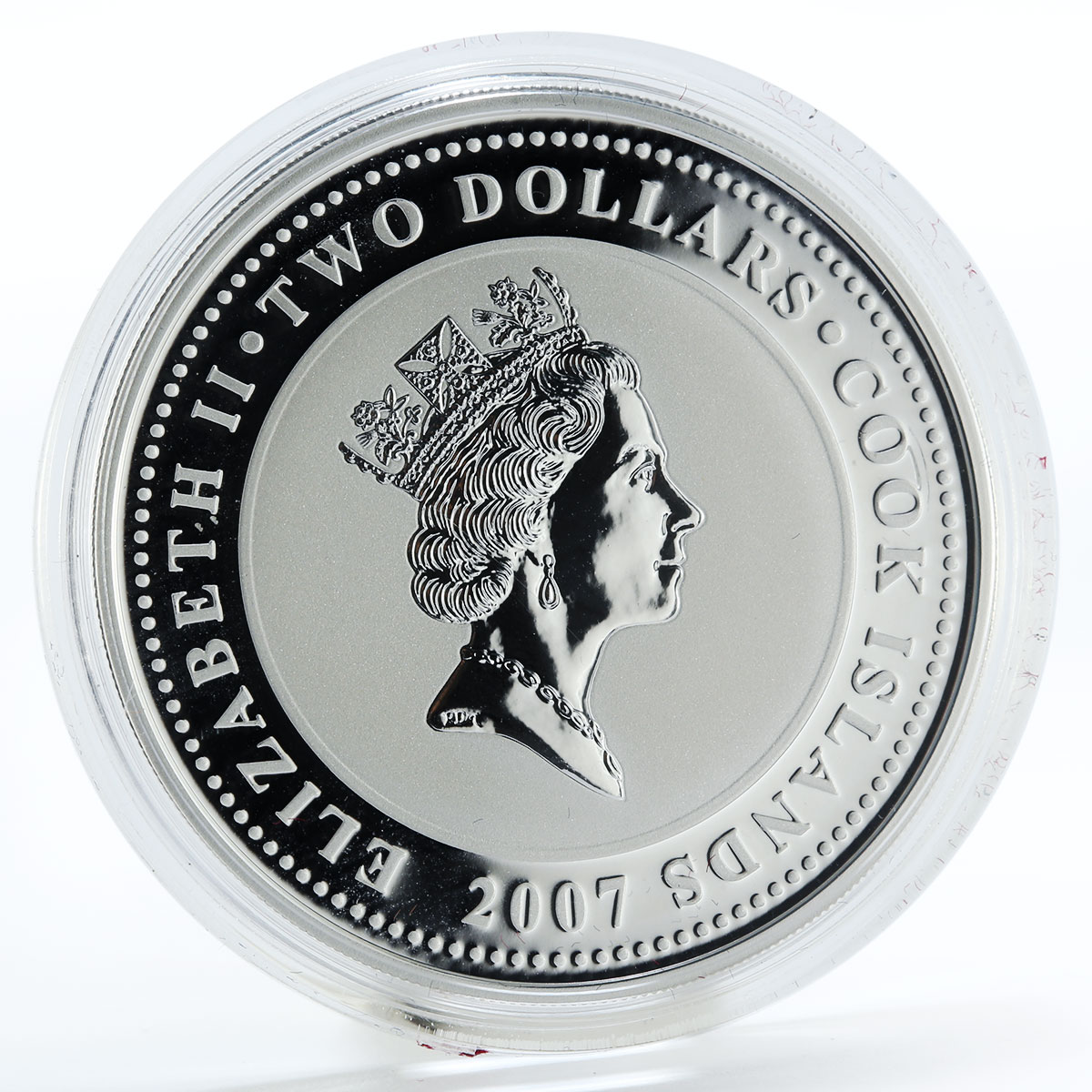 Cook Islands 2 dollars Sherlock Holmes The Sign of Four silver coin 2007