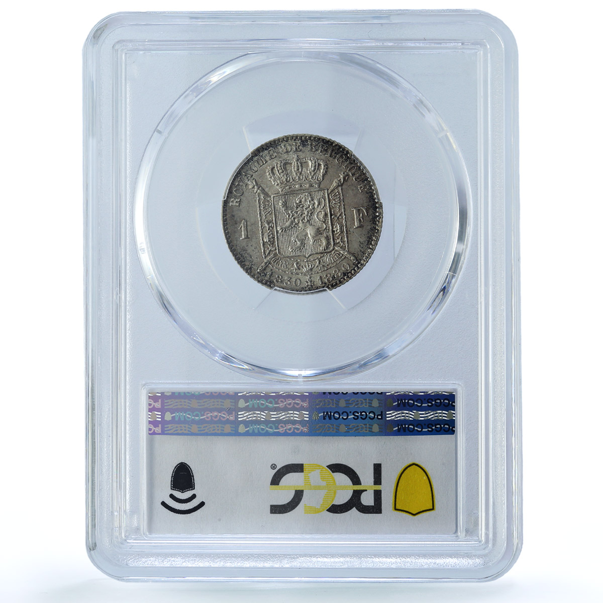 Belgium 1 franc Independence 50th Anniversary KM-38 AU58 PCGS silver coin 1880 Belgium 1 franc Independence 50th Anniversary KM-38 AU58 PCGS silver coin 1880