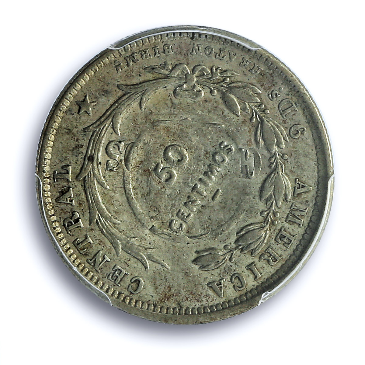 Costa Rica 50 centimos Regular Coinage "1923" KM-159 AU53 PCGS silver coin 1893 Costa Rica 50 centimos Regular Coinage "1923" KM-159 AU53 PCGS silver coin 1893