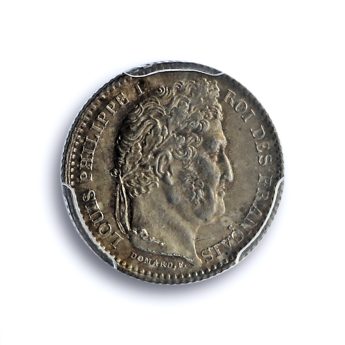 France 25 cents Regular Coinage Louis Philippe KM-755 MS63 PCGS silver coin 1845 France 25 cents Regular Coinage Louis Philippe KM-755 MS63 PCGS silver coin 1845