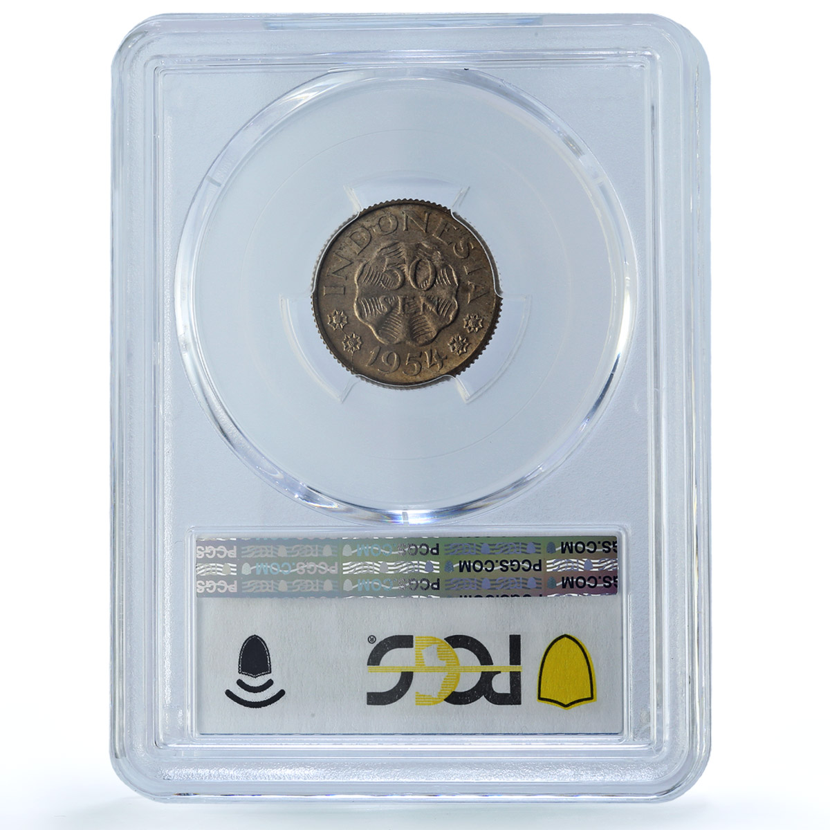 Indonesia 50 sen Republic Coinage Diponegoro KM-10 MS64 PCGS CuNi coin 1954 Indonesia 50 sen Republic Coinage Diponegoro KM-10 MS64 PCGS CuNi coin 1954