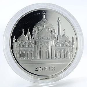 Kazakhstan 100 tenge Zahir Mosque Islamabad proof silver coin 2006