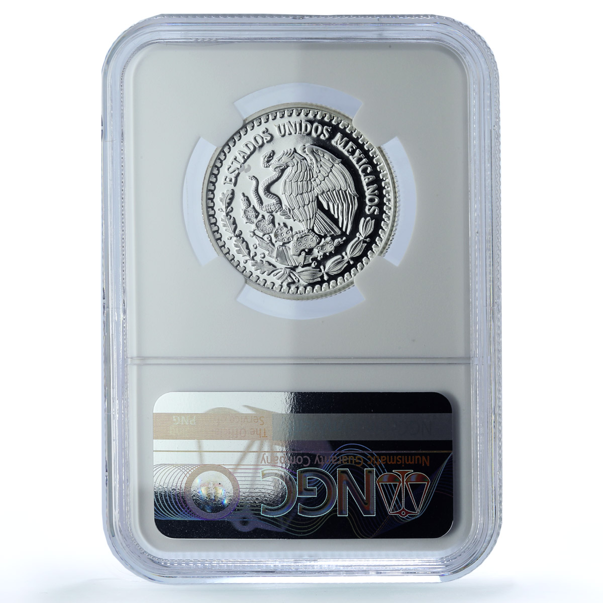 Mexico 1/2 onza Libertad Angel of Independence KM-545 PF 69 NGC silver coin 1993