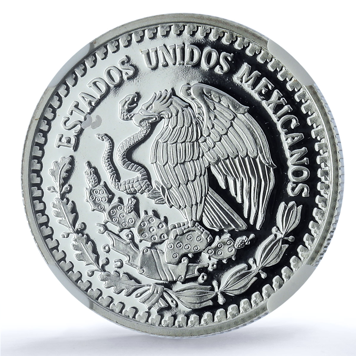 Mexico 1/2 onza Libertad Angel of Independence KM-545 PF 69 NGC silver coin 1993