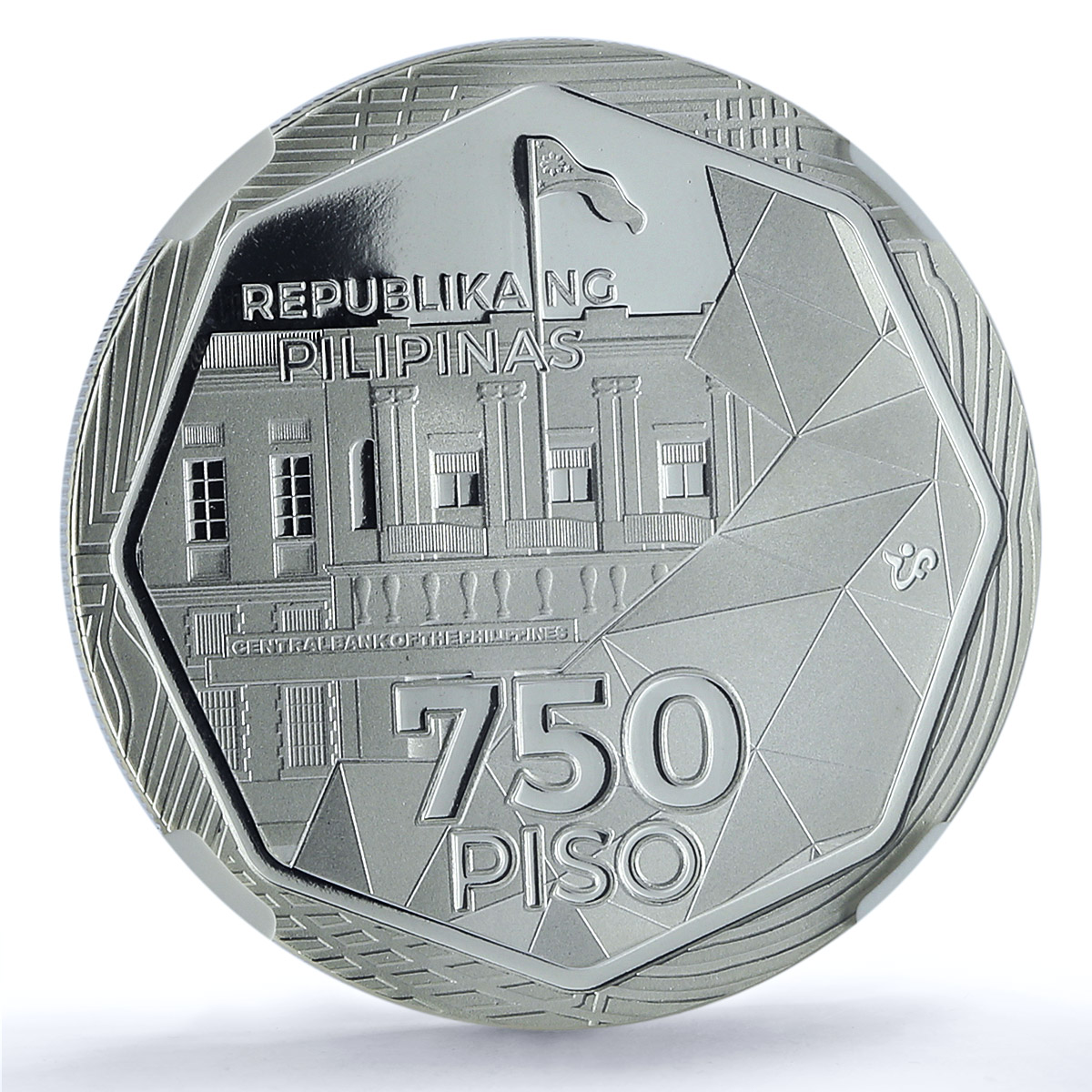 Philippines 750 piso Central Banking Anniversary PL 65 PCGS silver coin 2024