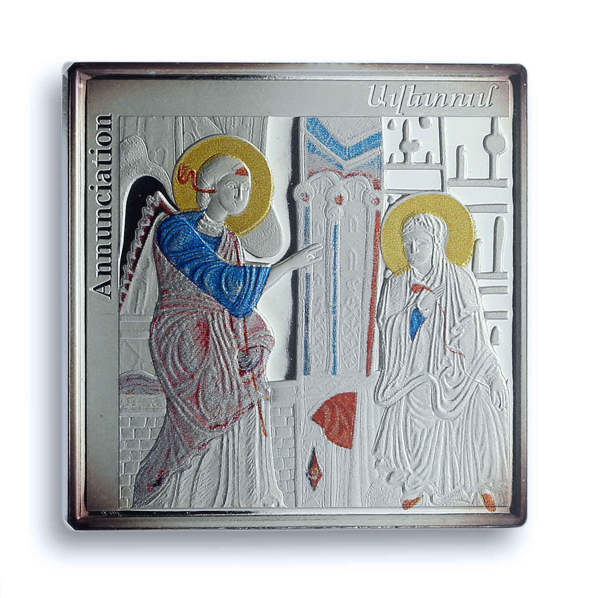 Armenia 1000 dram Annunciation KM-266 Religion Art PF 69 NGC silver coin 2010 Armenia 1000 dram Annunciation KM-266 Religion Art PF 69 NGC silver coin 2010