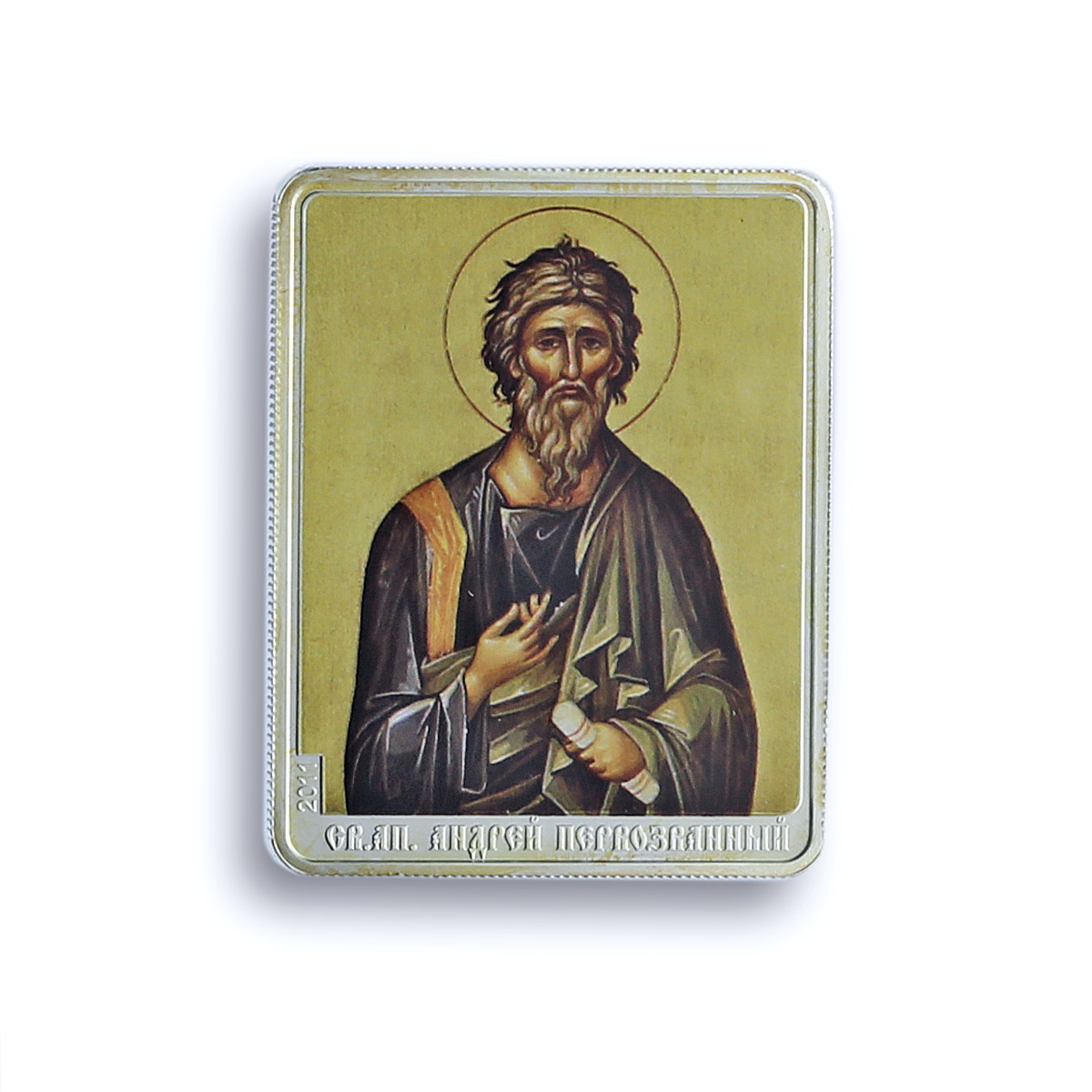 Cook Islands 5 dollars St. Andrew Religion Saints PF 69 NGC silver coin 2011