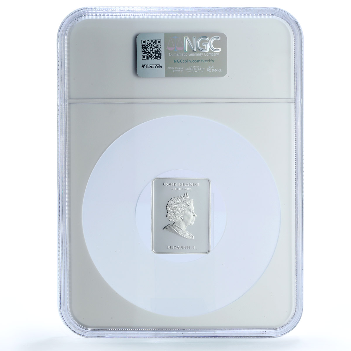 Cook Islands 5 dollars Constantine KM-1311 Religion PF 70 NGC silver coin 2010