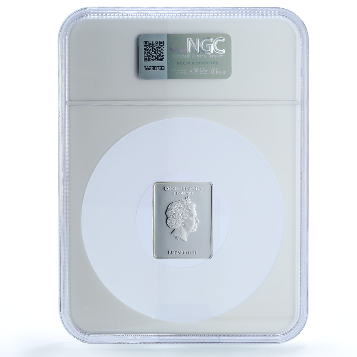 Cook Islands 5 dollars St. Eugenia Religion Saints PF 69 NGC silver coin 2012