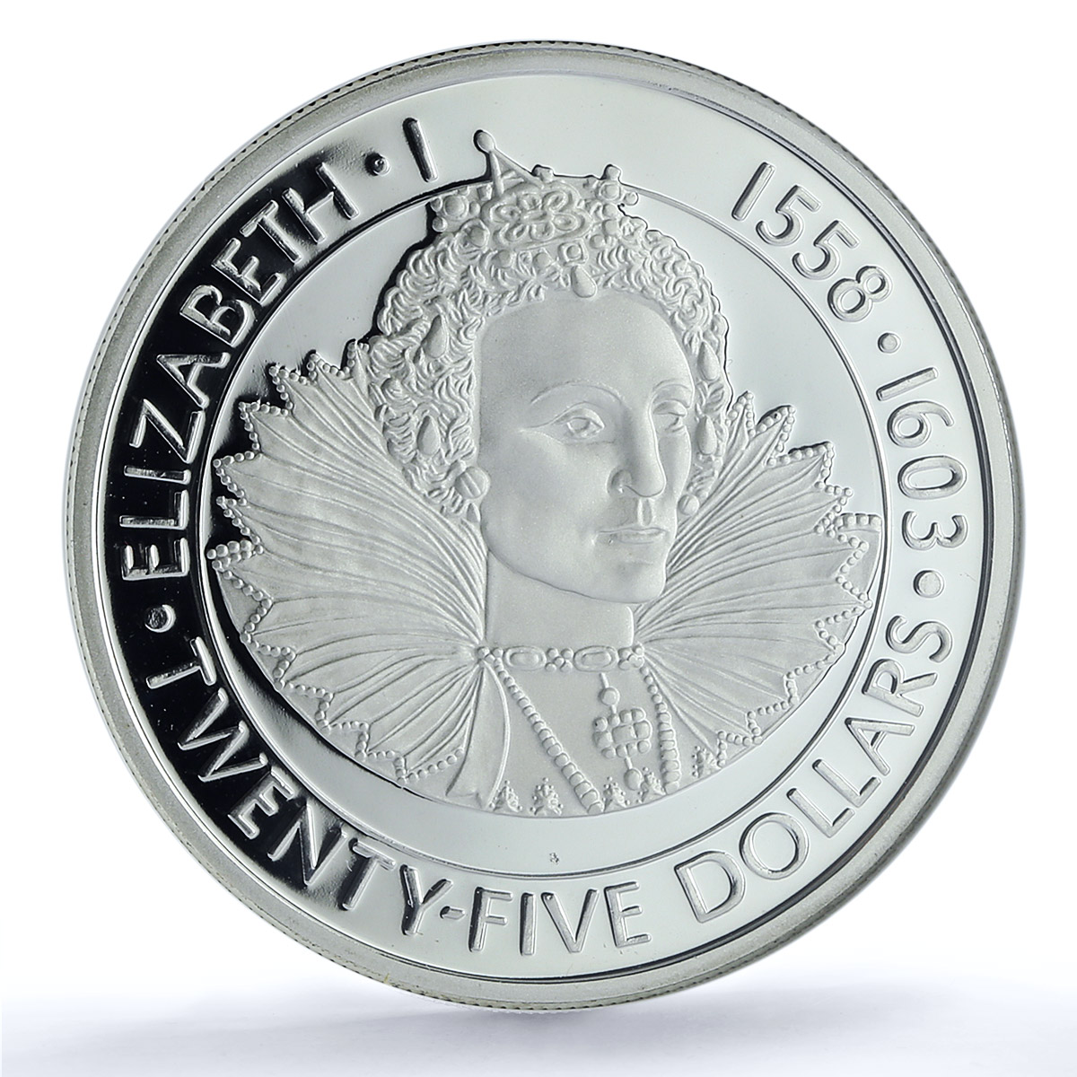 Cayman Islands 25 dollars Queen Elizabeth I KM-17 PF 69 NGC silver coin 1977 Cayman Islands 25 dollars Queen Elizabeth I KM-17 PF 69 NGC silver coin 1977