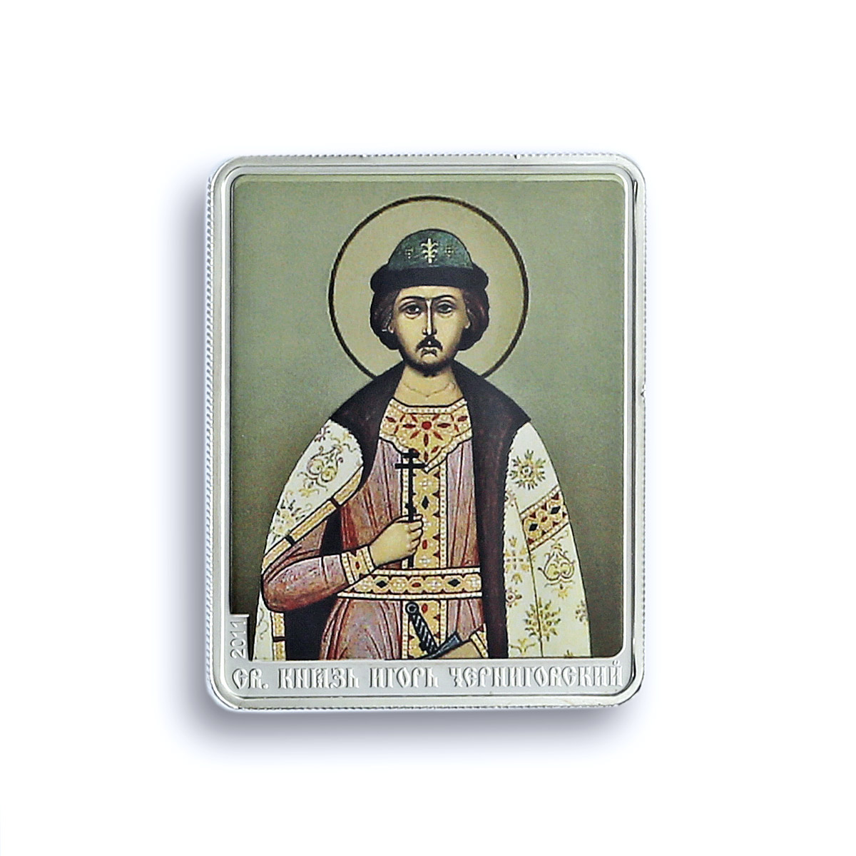 Cook Islands 5 dollars St. Igor Religion Saints PF 70 NGC silver coin 2011