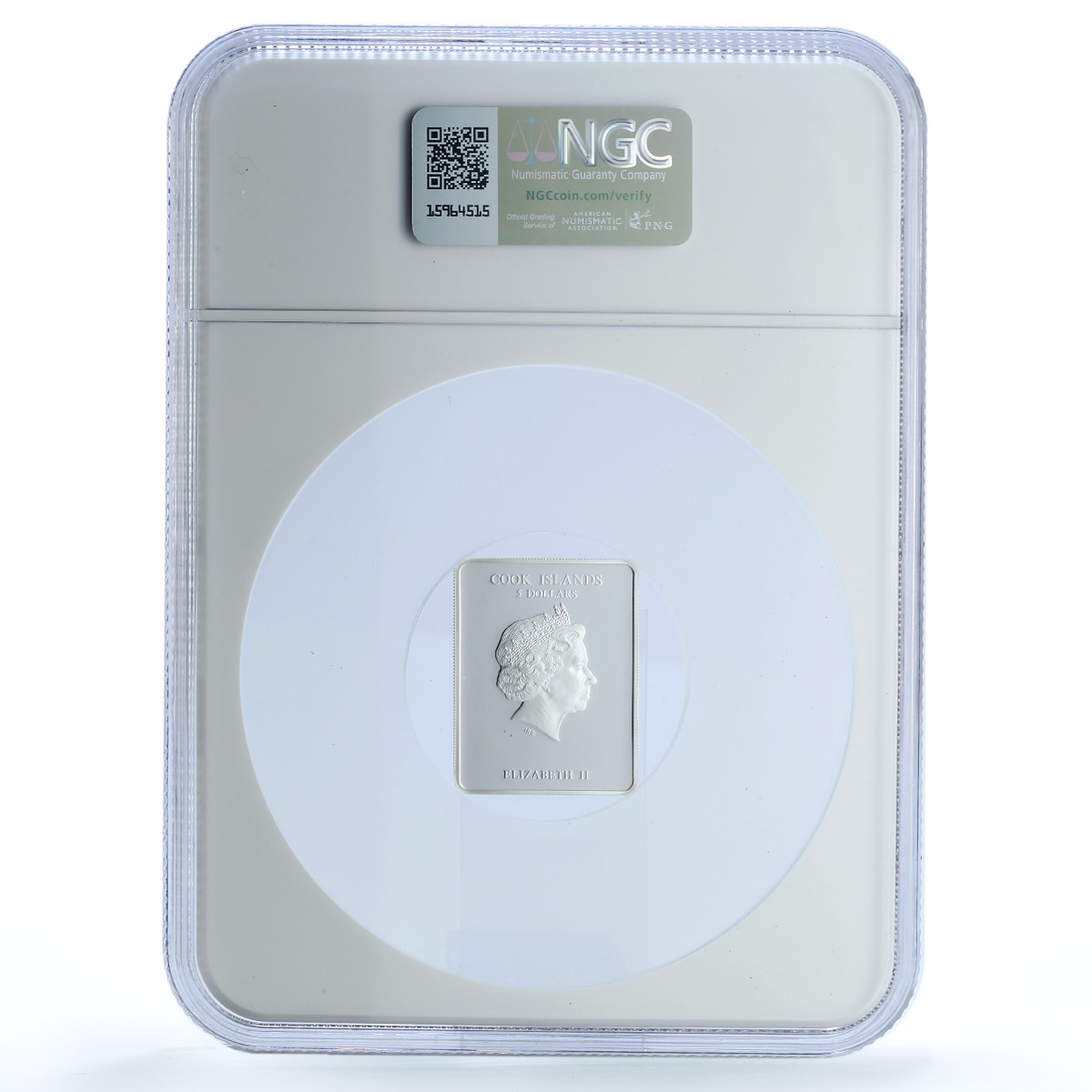 Cook Islands 5 dollars St. Olga Religion Saints PF 69 NGC silver coin 2011