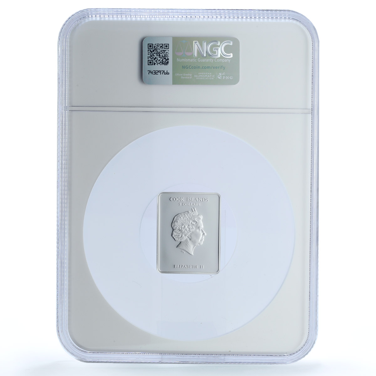 Cook Islands 5 dollars St. Anastasia KM-2086 Religion PF 70 NGC silver coin 2013