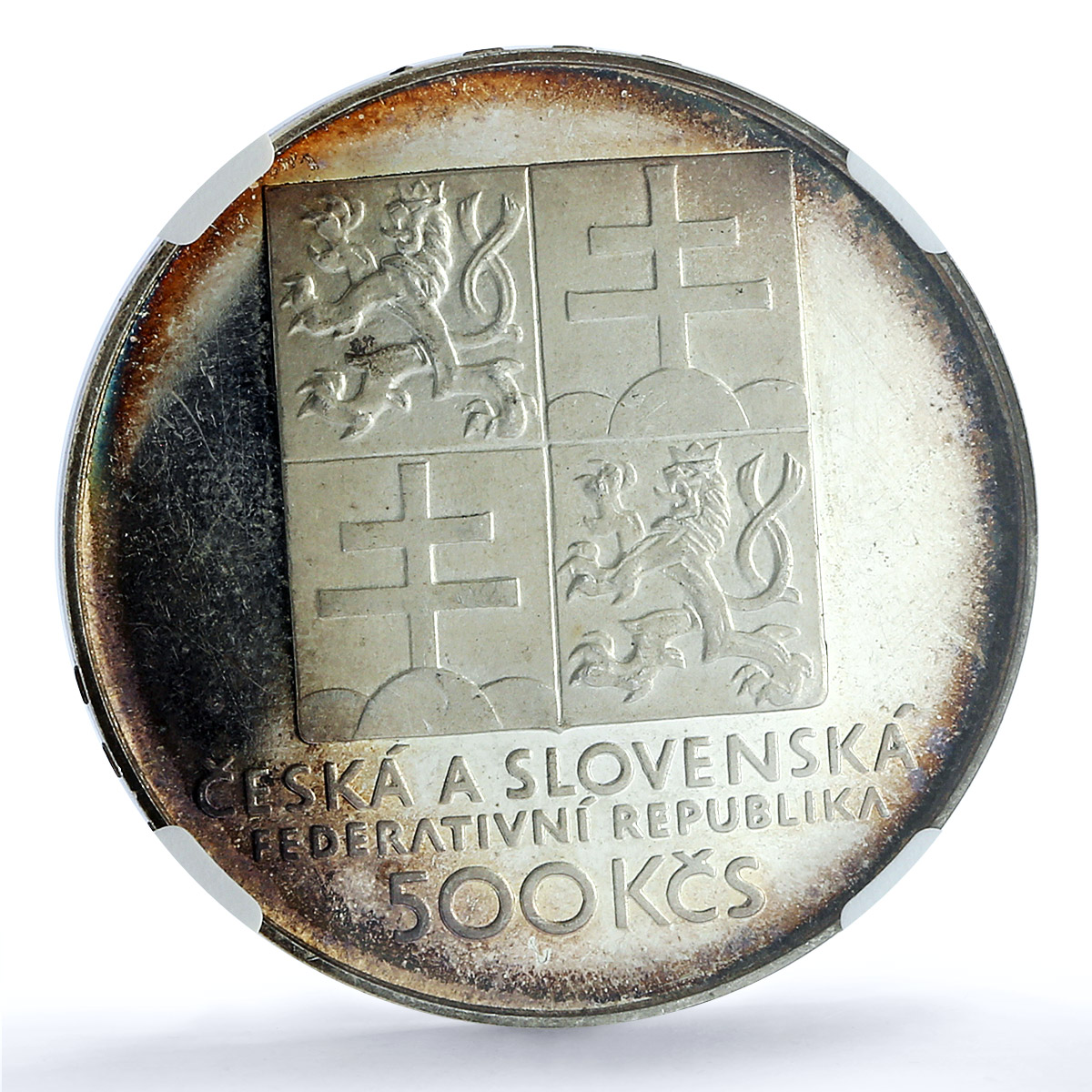 Czechoslovakia 500 korun Tennis KM-164 Sports PF 63 NGC silver coin 1993 Czechoslovakia 500 korun Tennis KM-164 Sports PF 63 NGC silver coin 1993