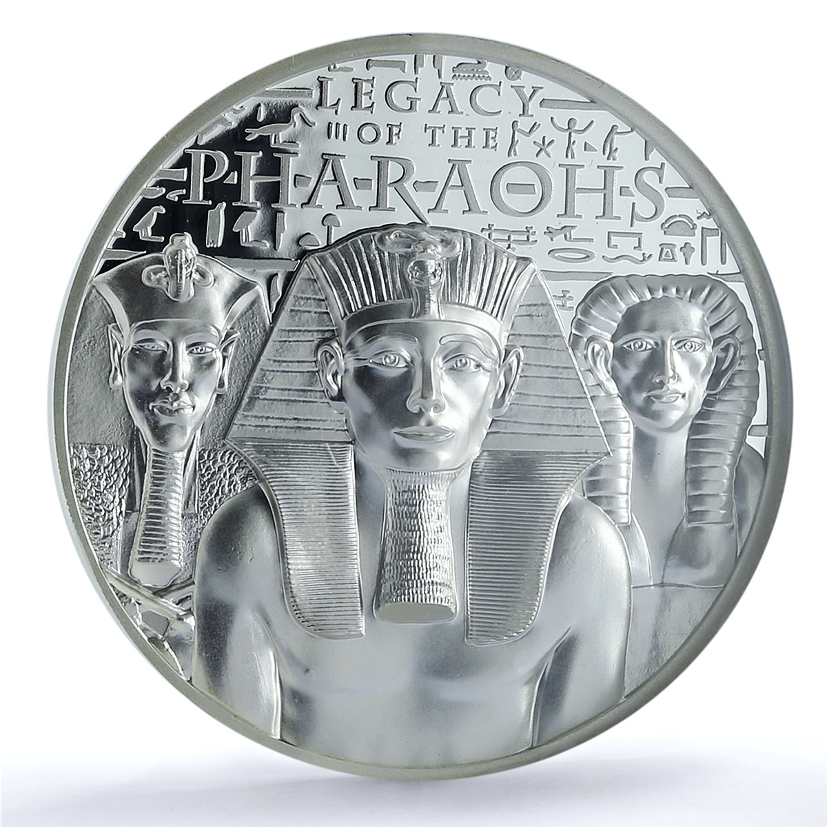 Cook Islands 5 dollars Pharaohs Legacy Giza Pyramids PF 70 NGC silver coin 2022