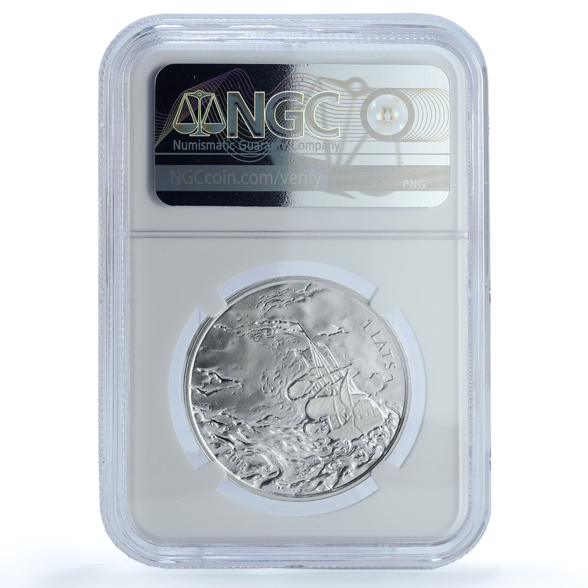 Latvia 1 lats Richard Wagner KM-140 Music Composer PF 69 NGC silver coin 2013