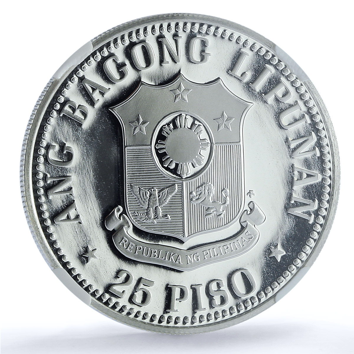 Philippines 25 piso Banaue Rice Terraces KM-217 FAO PF 70 NGC silver coin 1977 Philippines 25 piso Banaue Rice Terraces KM-217 FAO PF 70 NGC silver coin 1977