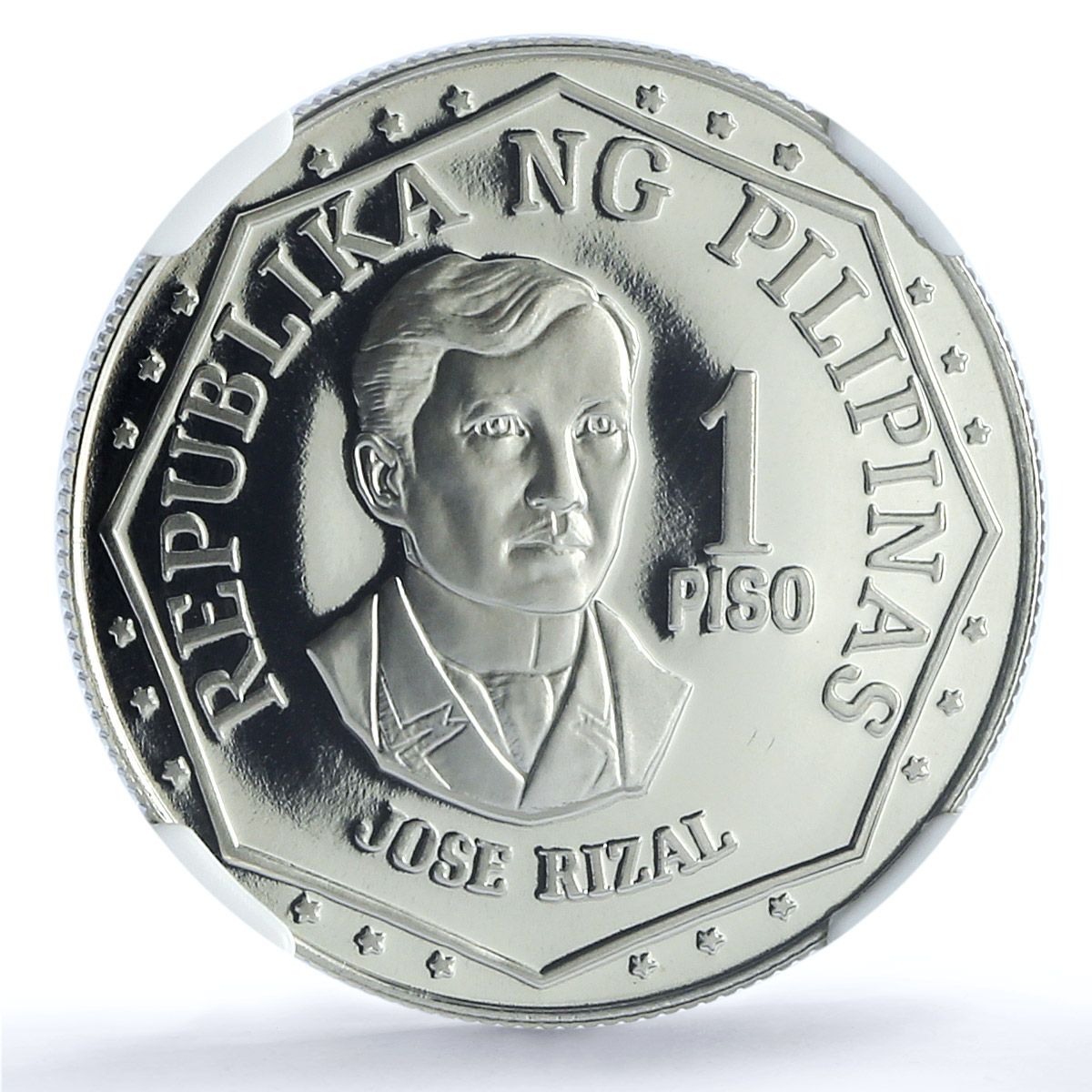 Philippines 1 piso Republic KM-209 Jose Rizal PF 69 NGC CuNi coin 1977 Philippines 1 piso Republic KM-209 Jose Rizal PF 69 NGC CuNi coin 1977