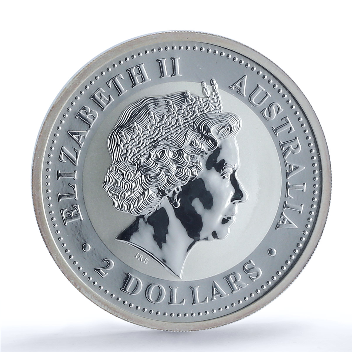 Australia 2 dollars Year Dog Coloured Lunar Series 1 MS 70 NGC silver coin 2006