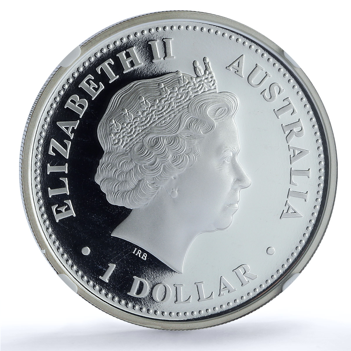 Australia 1 dollar Leopard Seal KM-1018 Antarctic PF 70 NGC silver coin 2005