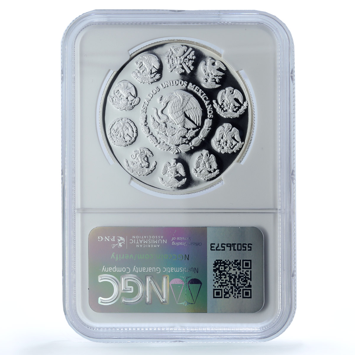 Mexico 1 onza Libertad Angel of Independence KM-639 PF 69 PCGS silver coin 2007