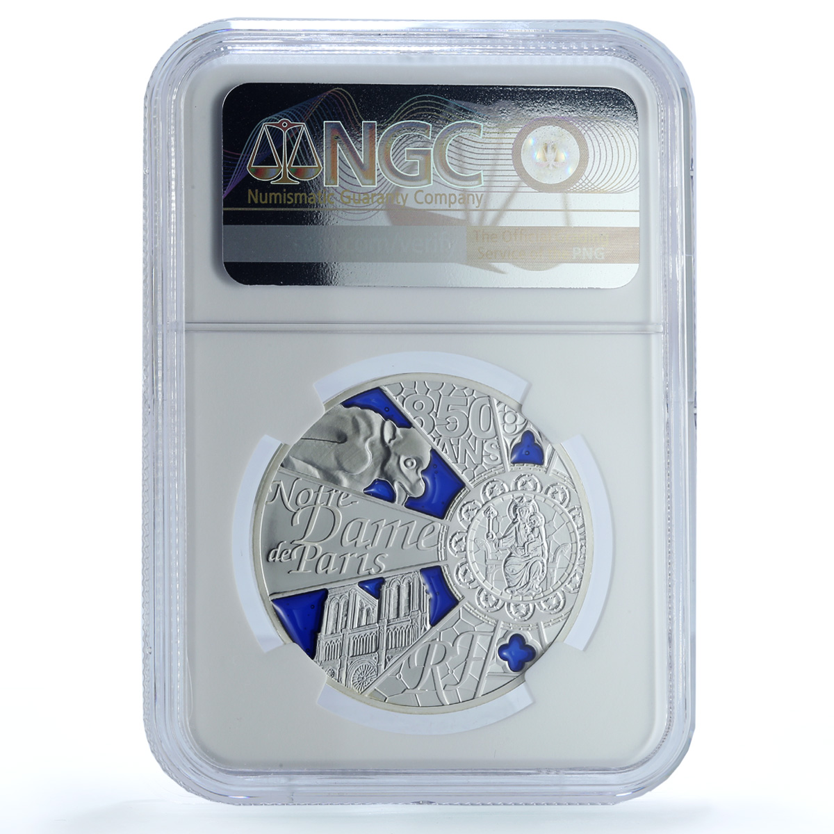France 10 euros Notre Dame Cathedral KM-2097 UNESCO PF 70 NGC silver coin 2013