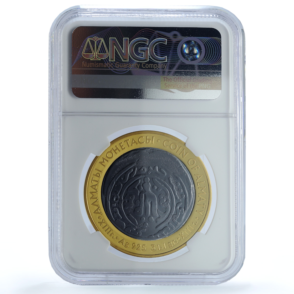 Kazakhstan 500 tenge Almaty KM-137 Old Coins Stamps PF 70 NGC silver coin 2009