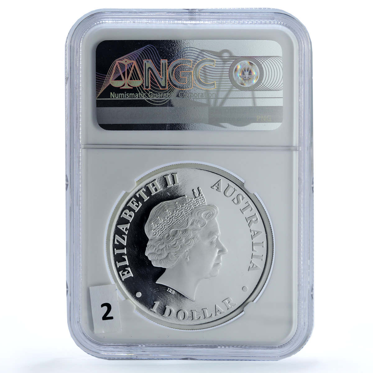 Australia 1 dollar Killer Whale KM-1565 Antarctic PF 70 NGC silver coin 2011