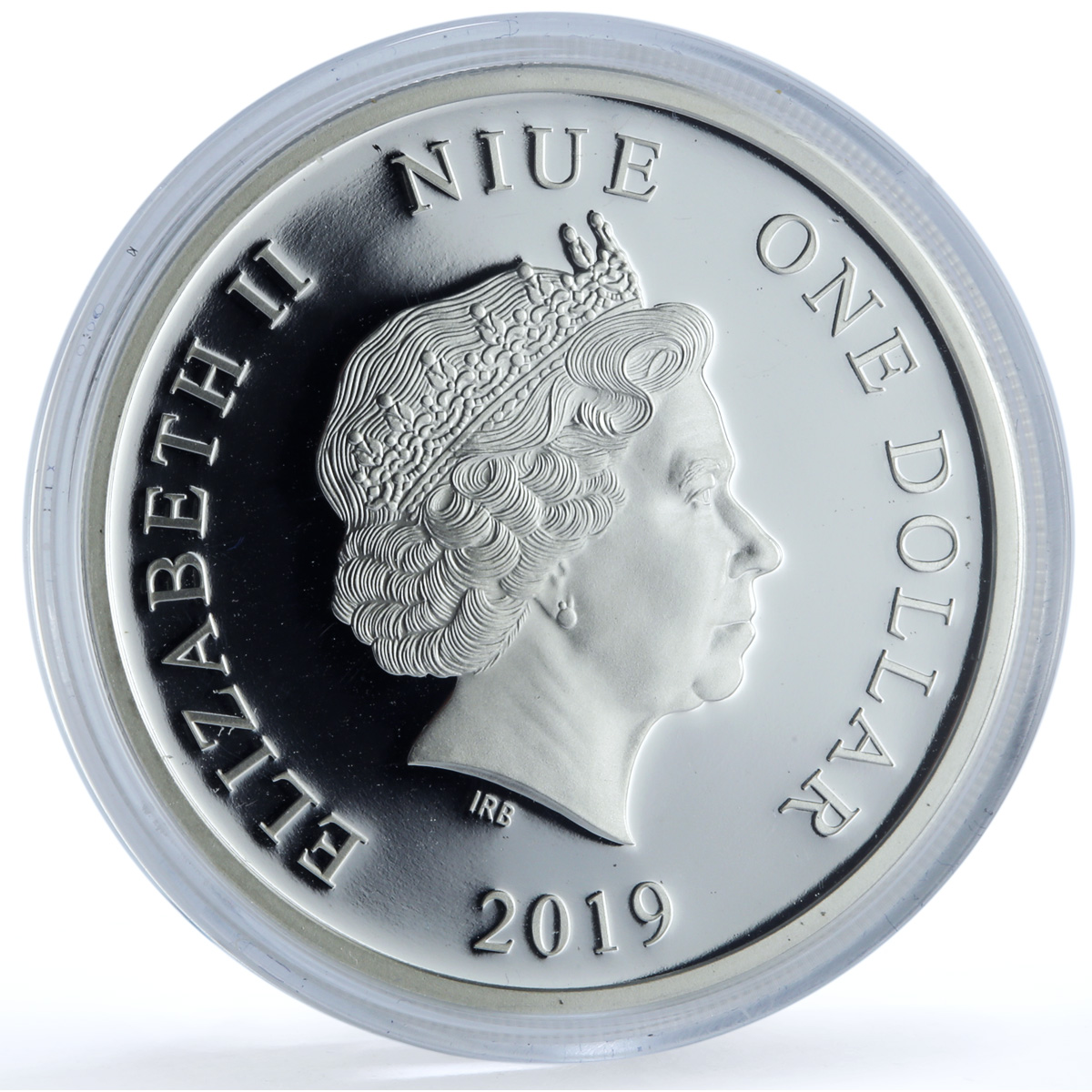 Niue 1 dollar Sagittarius Coloured Zodiac Signs Archer proof silver coin 2019