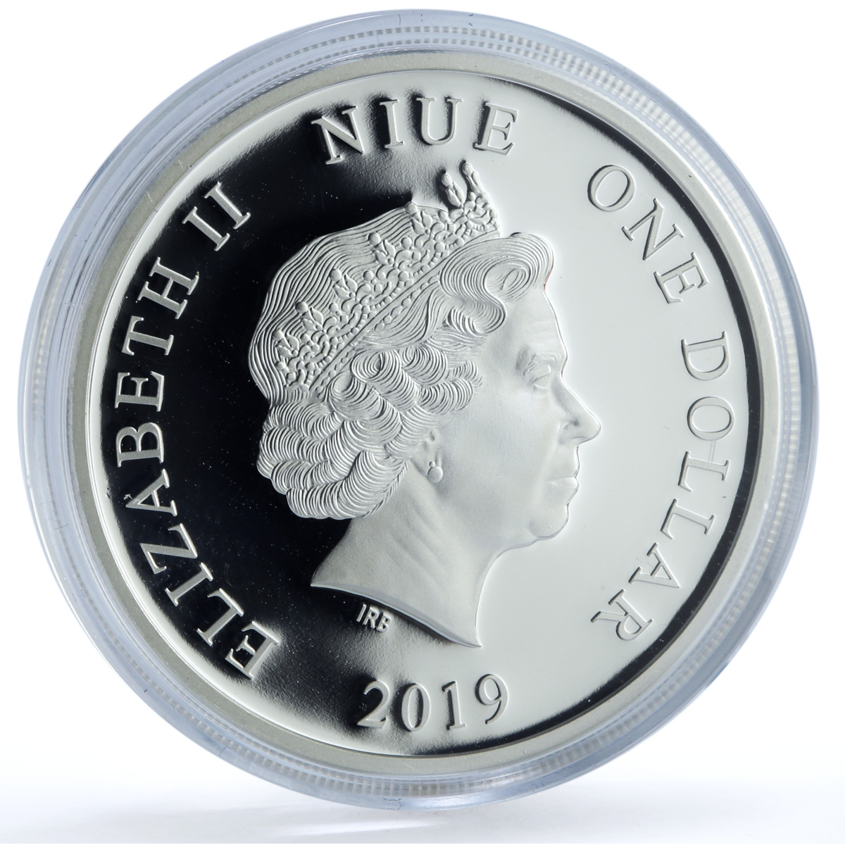 Niue 1 dollar Capricorn Coloured Zodiac Signs Goat proof silver coin 2019