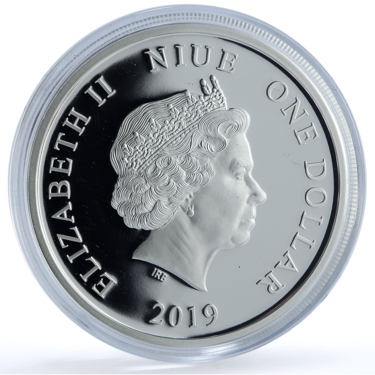 Niue 1 dollar Leo Coloured Zodiac Signs Lion proof silver coin 2019