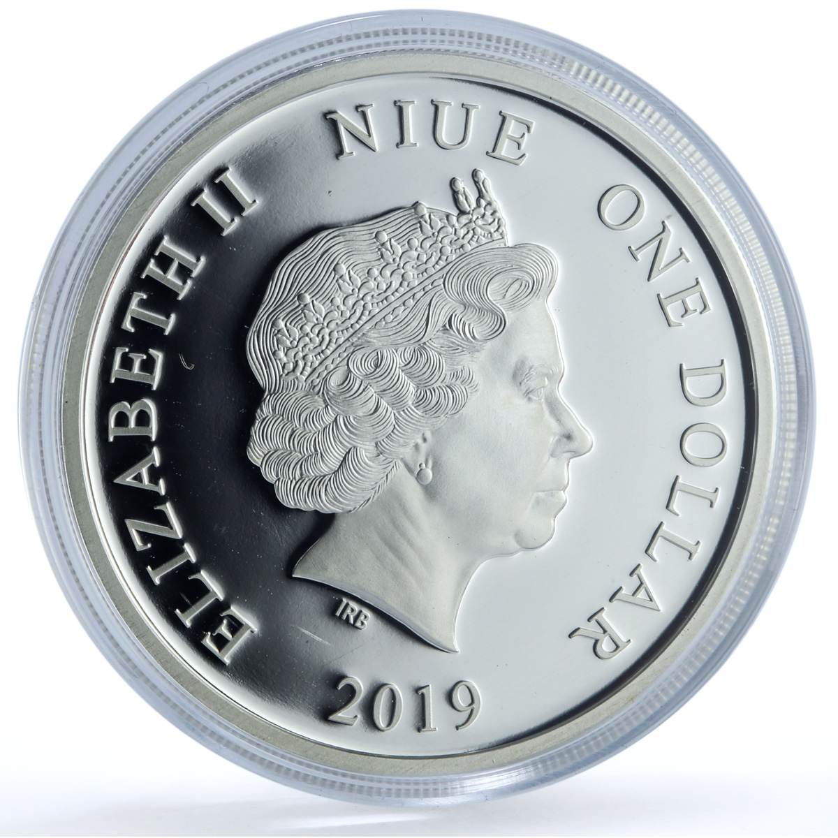 Niue 1 dollar Cancer Coloured Zodiac Signs proof silver coin 2019