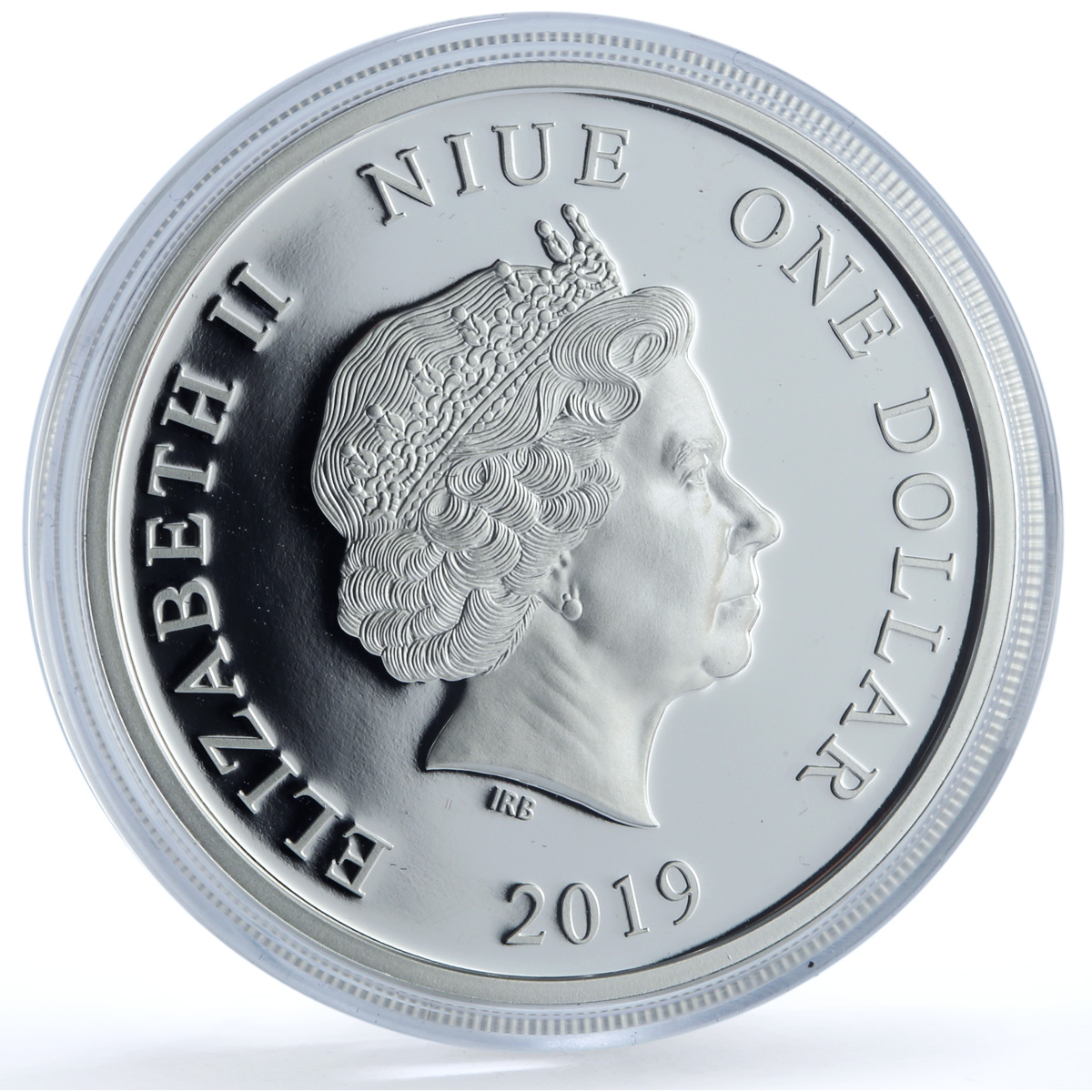 Niue 1 dollar Virgo Coloured Zodiac Signs Woman proof silver coin 2019