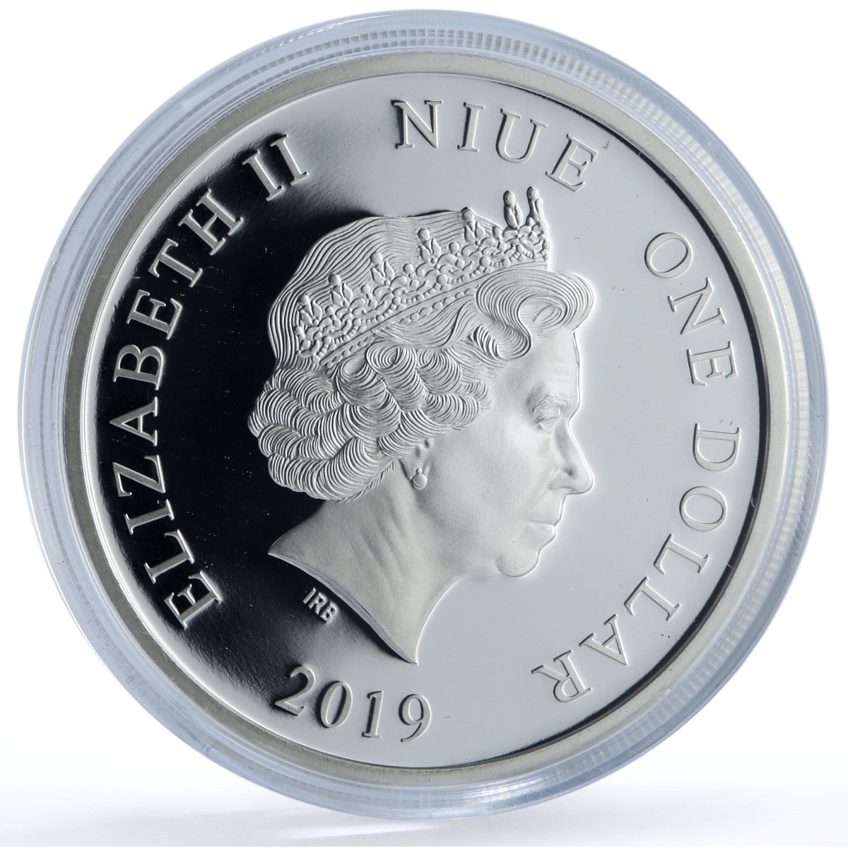 Niue 1 dollar Pisces Coloured Zodiac Signs Fish proof silver coin 2019