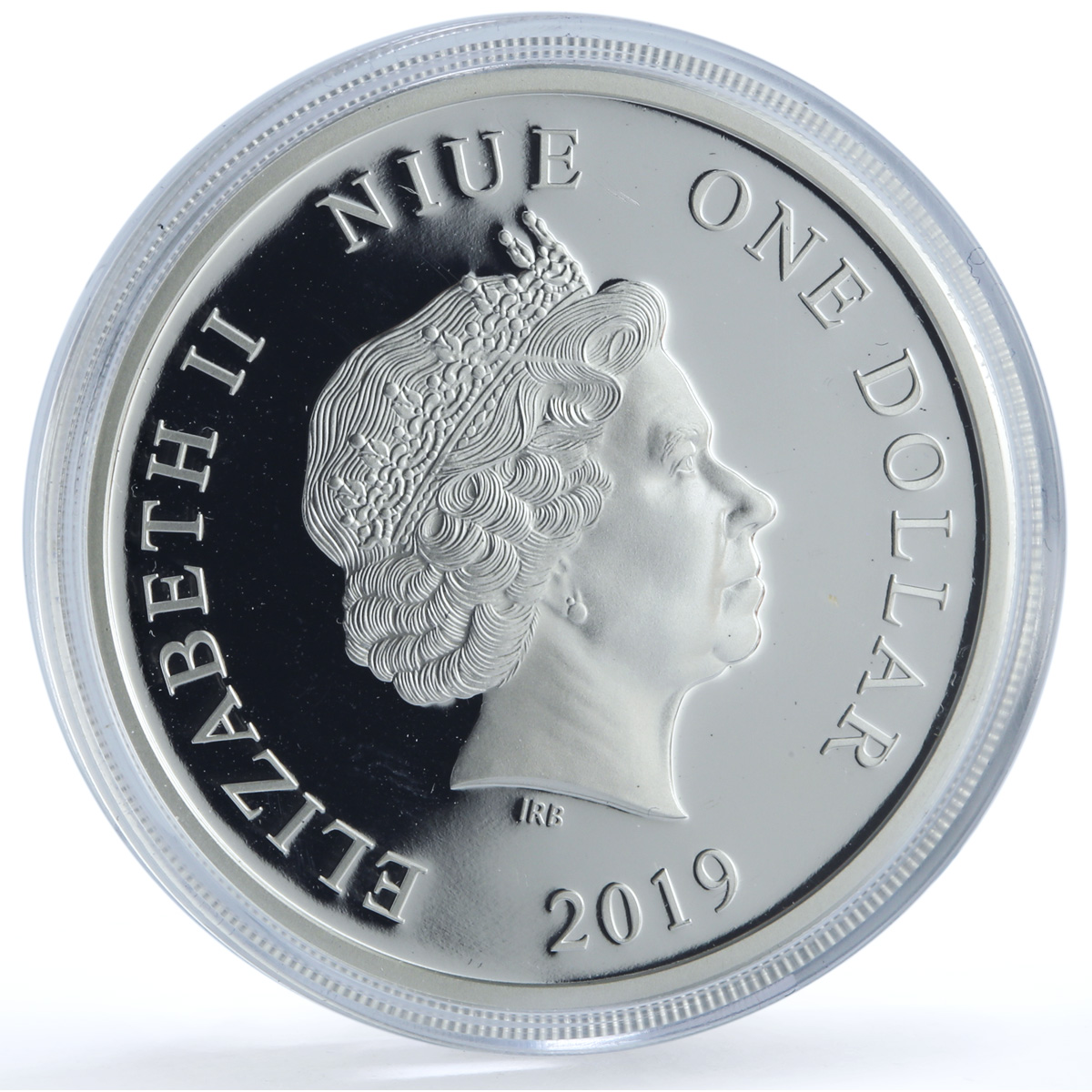 Niue 1 dollar Aries Coloured Zodiac Signs Sheep proof silver coin 2019