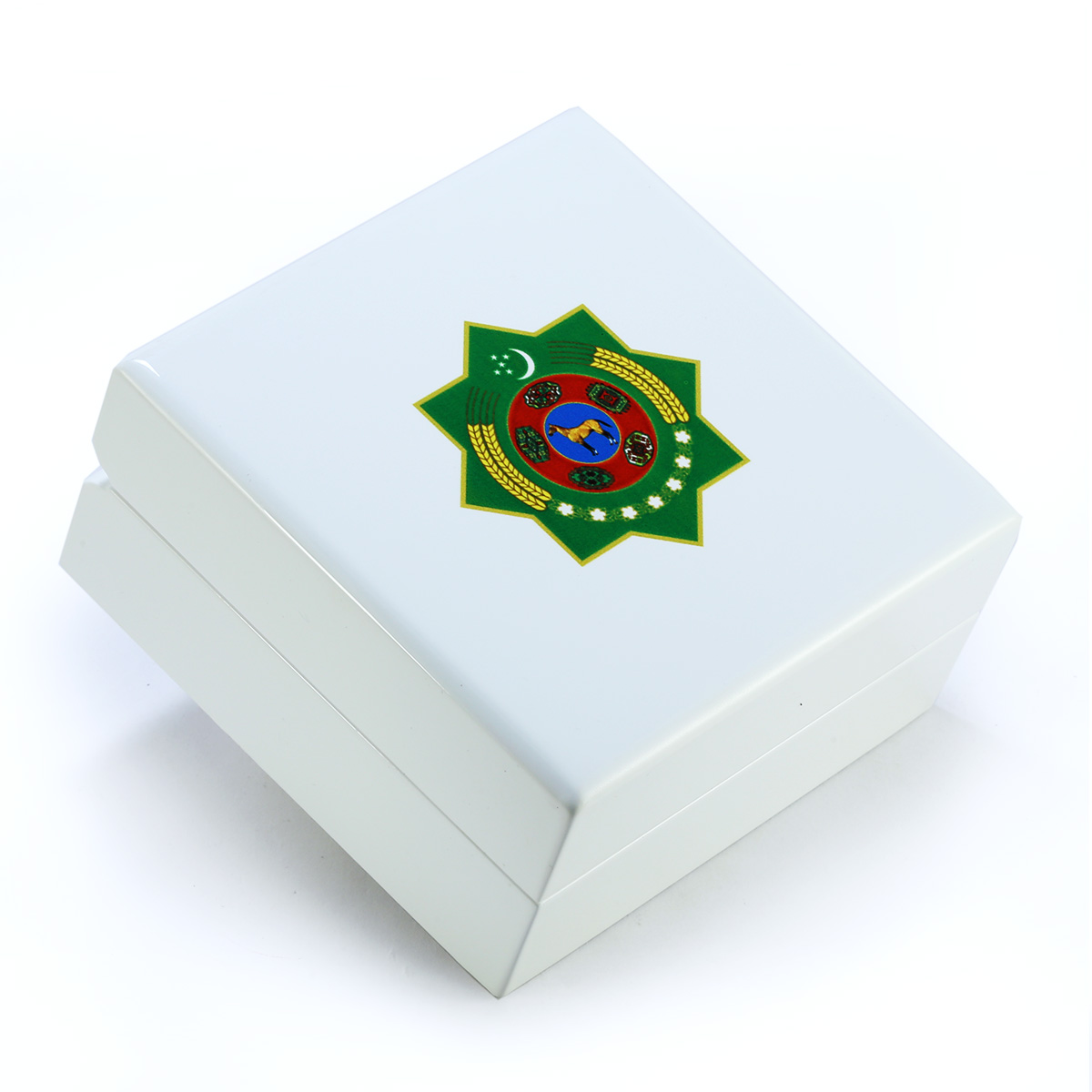 Turkmenistan 50 manat National Currency Coloured KM-182 proof silver coin 2013