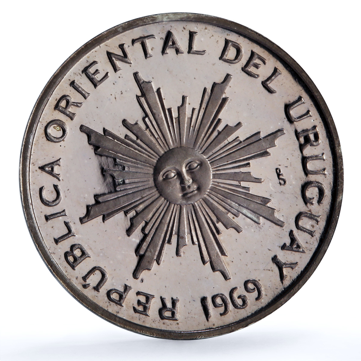 Uruguay Various Set Oriental Republic Patterns KM-Pn87 proof silver coin 1969