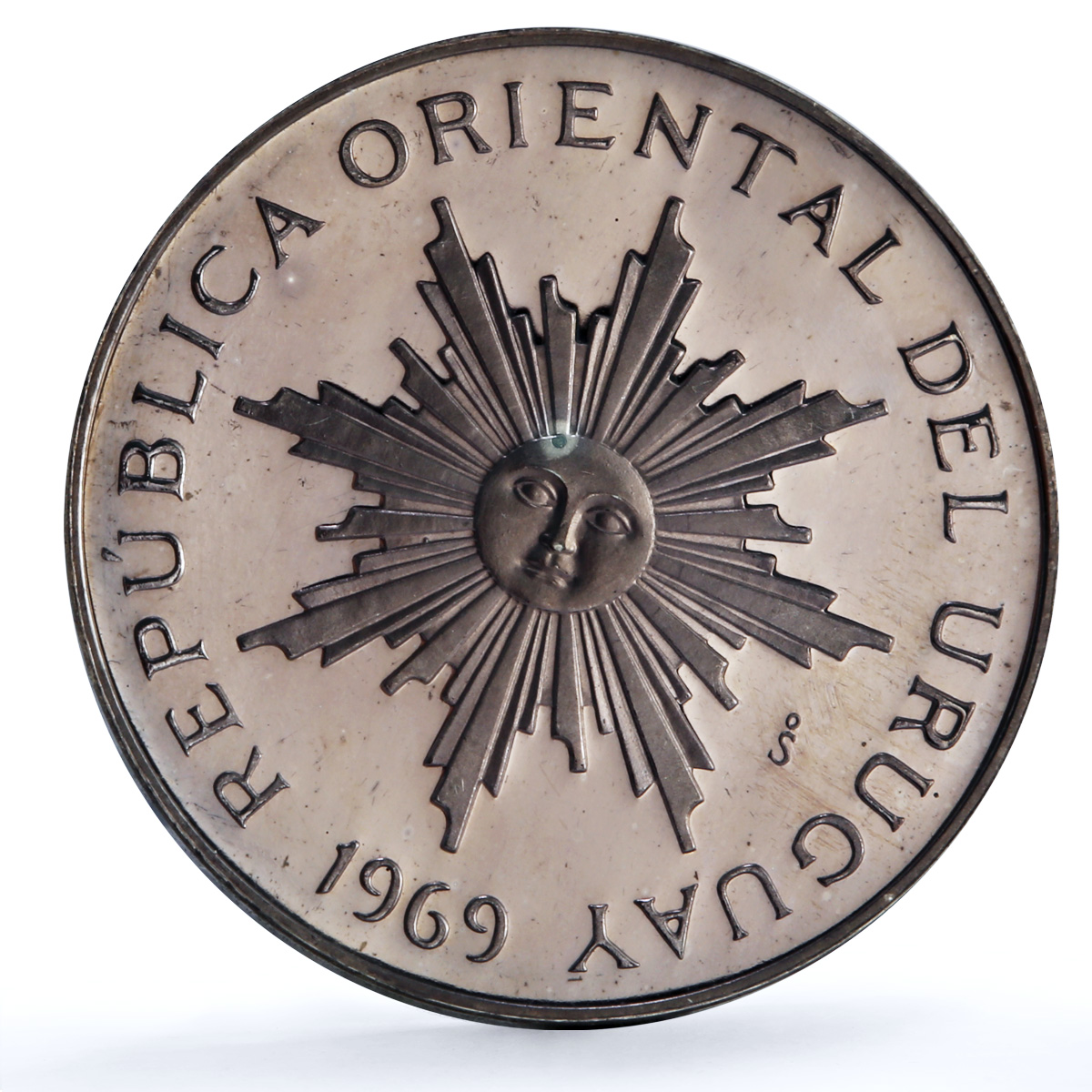 Uruguay Various Set Oriental Republic Patterns KM-Pn87 proof silver coin 1969
