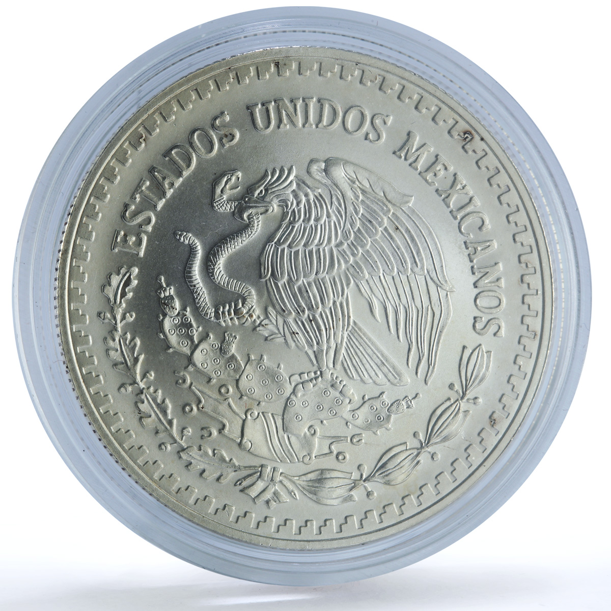 Mexico 1 onza Libertad Angel of Independence KM-613 Bullion silver coin 1996