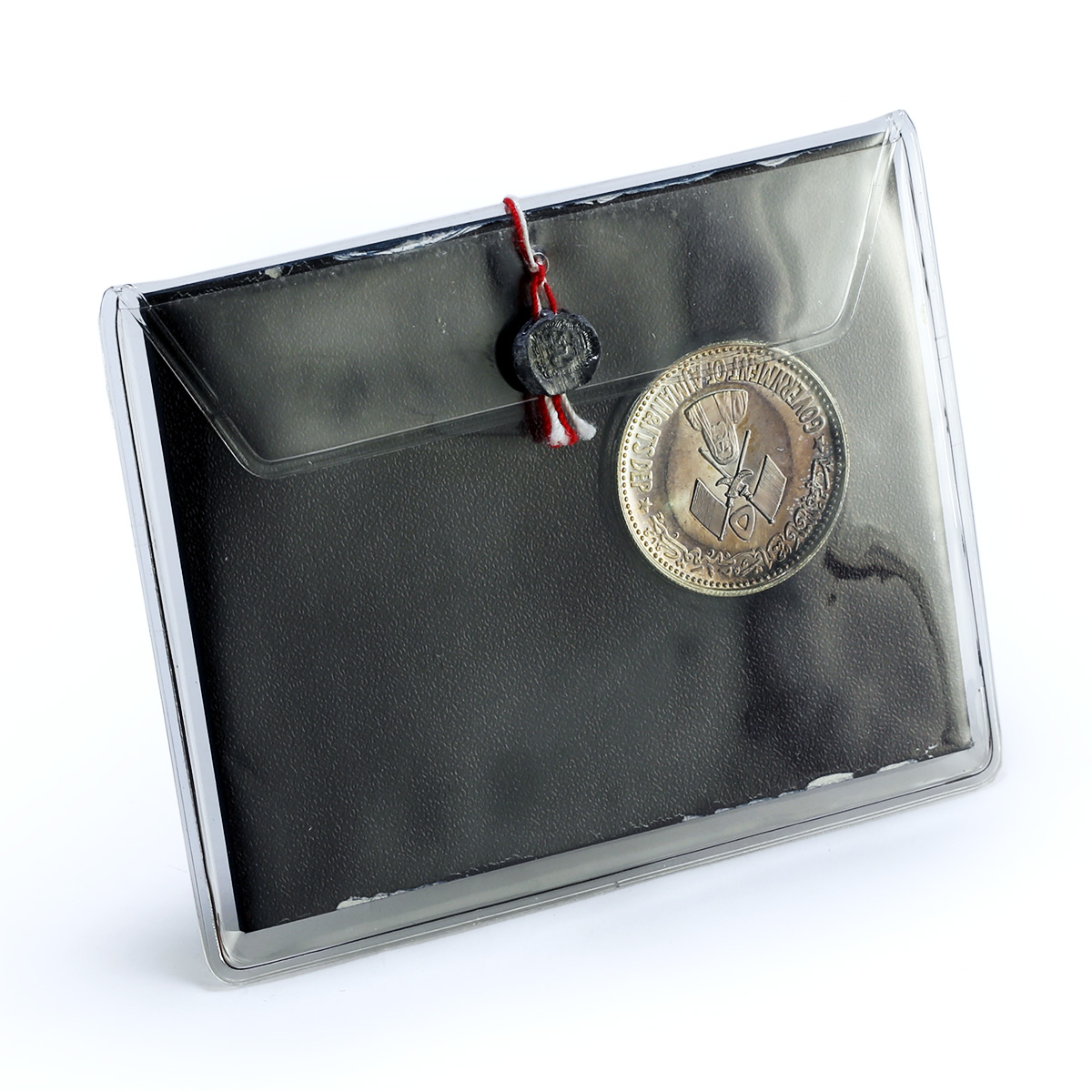 Ajman 5 riyals Save Venice KM-27 proof silver coin 1971